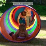 coloured tunnel